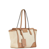 グッチ トートバッグ 354408 ベージュ ブラウン キャンバス レザー レディース GUCCI 【中古】